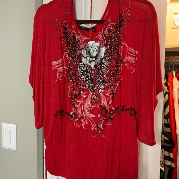 METALLIC ROSE/rouched drawstrings - Picture 2 of 8